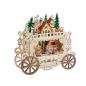 Preview: InLit Christmas Carriage – Beleuchtete Weihnachtskutsche aus Holz – 24,7 cm 2590068